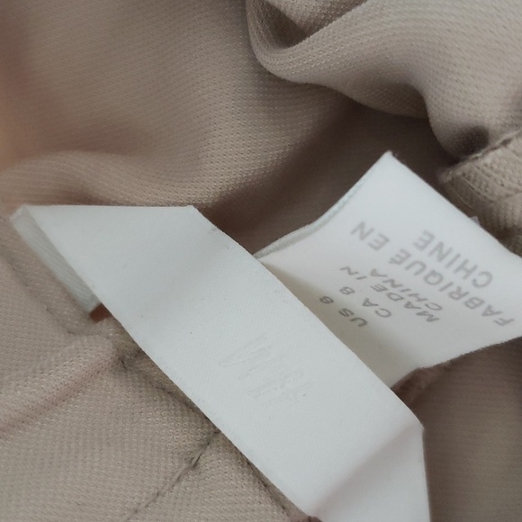 H&m paperbag beige high waisted cargo shorts size 8 nwt - Picture 6 of 7